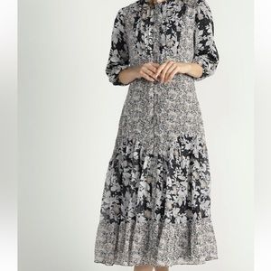 HARPER women’s floral midi dress size XS.